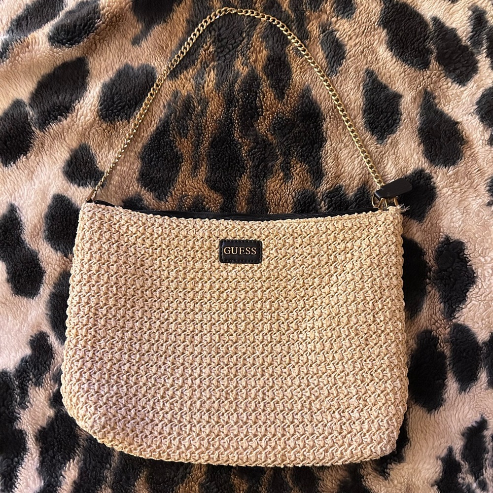 Guess bag with gold handle